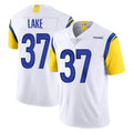 LA.Rams #37 Quentin Lake Player White Limited Vapor Untouchable Home Game STECN Stitched Jerseys