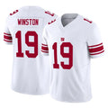 NY.Giants #19 Jameis Winston Player White Limited Vapor F.U.S.E. Home Game STECN Stitched Jerseys