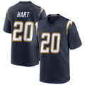 LA.Chargers #20 Cam Hart Player Navy Alternate Home Game STECN Stitched Jerseys