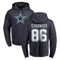 D.Cowboys #86 Luke Schoonmaker Player Navy Pullover Hoodies Limited STECN Stitched Jerseys