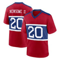 NY.Giants #20 Greg Newsome II Player Red Century Home Game STECN Stitched Jerseys