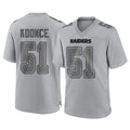 LV.Raiders #51 Malcolm Koonce Player Gray Atmosphere Fashion Limited Game STECN Stitched Jerseys