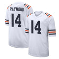 C.Bears #14 Kalif Raymond Player White Classic Home Game STECN Stitched Jerseys