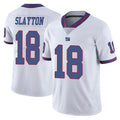 NY.Giants #18 Darius Slayton Player White Color Rush Home Game STECN Stitched Jerseys