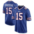 B.Bills #15 Greg Rousseau Player Royal Home Game STECN Stitched Jerseys
