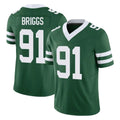 NY.Jets #91 Jowon Briggs Player Green Legacy Limited Vapor F.U.S.E. Home Game STECN Stitched Jerseys