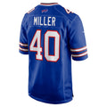 STECN B.Bills #40 Von Miller Royal Game Jersey