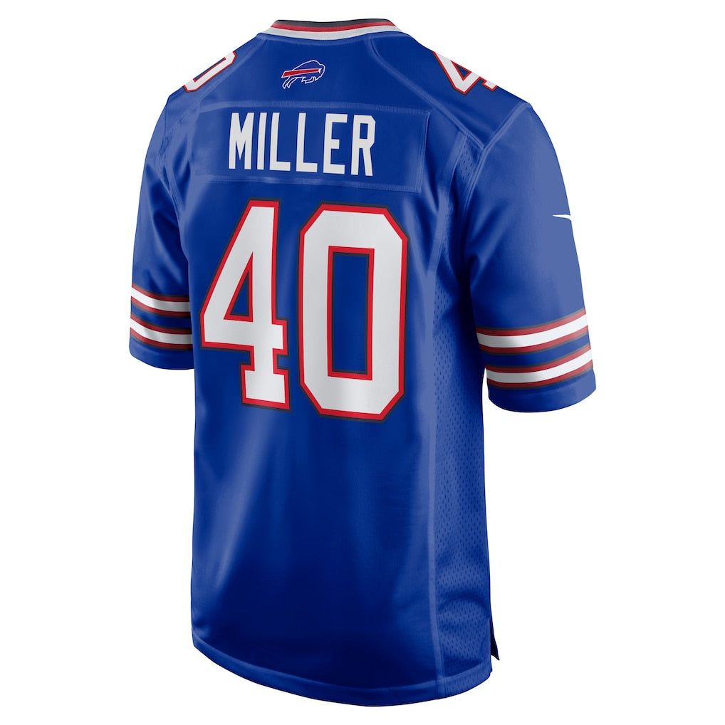 STECN B.Bills #40 Von Miller Royal Game Jersey
