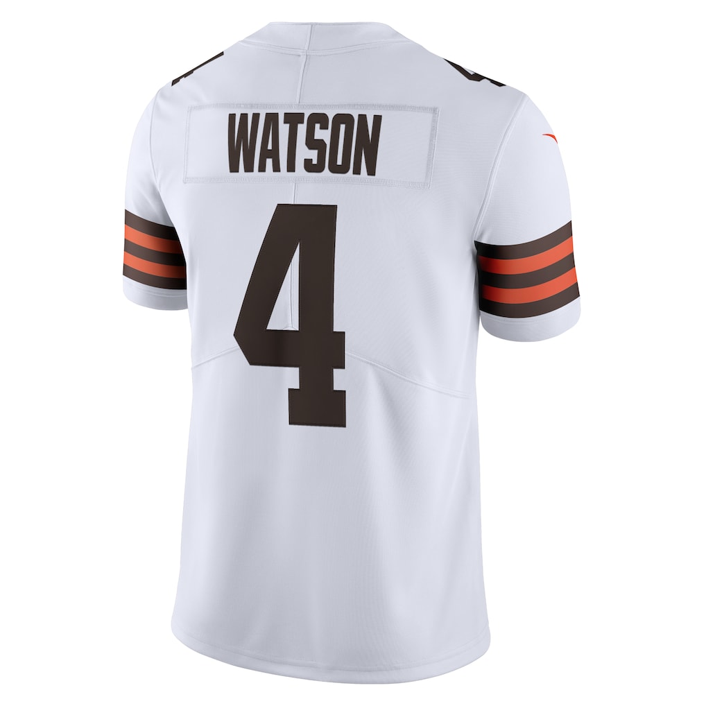 STECN C.Browns #4 Deshaun Watson White 2020 Vapor Limited Jersey