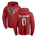 H.Texans #0 Azeez Al-Shaair Player Red Pro Line Pullover Hoodie Limited Game STECN Stitched Jerseys
