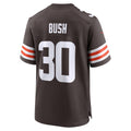 STECN C.Browns #30 Devin Bush Brown Game Jersey
