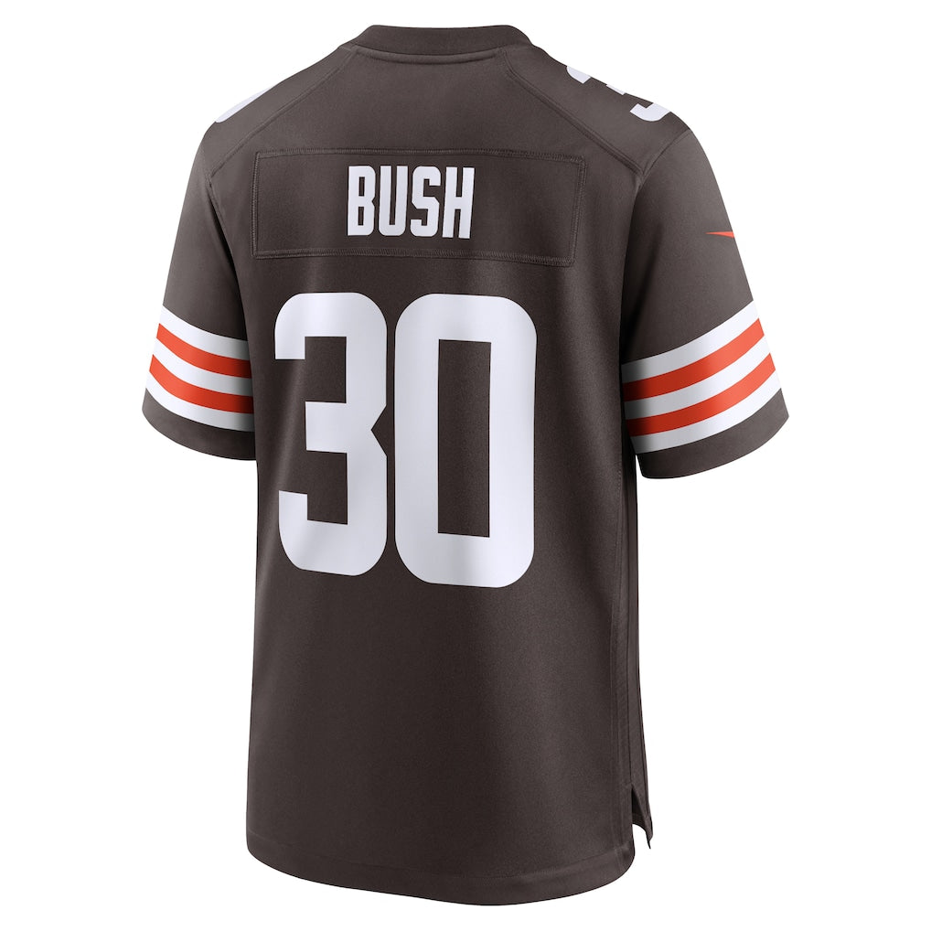 STECN C.Browns #30 Devin Bush Brown Game Jersey