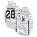 A.Cardinals #28 Andrew Wingard Player Arctic Camo Limited Salute to Service Pullover Hoodies Game STECN Stitched Jerseys