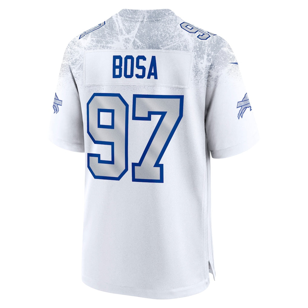 STECN B.Bills #97 Joey Bosa White 2025 Rivalries Collection Game Jersey