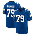 IN.Colts #79 Bernhard Raimann Player Royal Alternate Indiana Nights Home Game STECN Stitched Jerseys