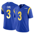 LA.Rams #3 Kam Curl Player Royal Limited Vapor F.U.S.E. Home Game STECN Stitched Jerseys