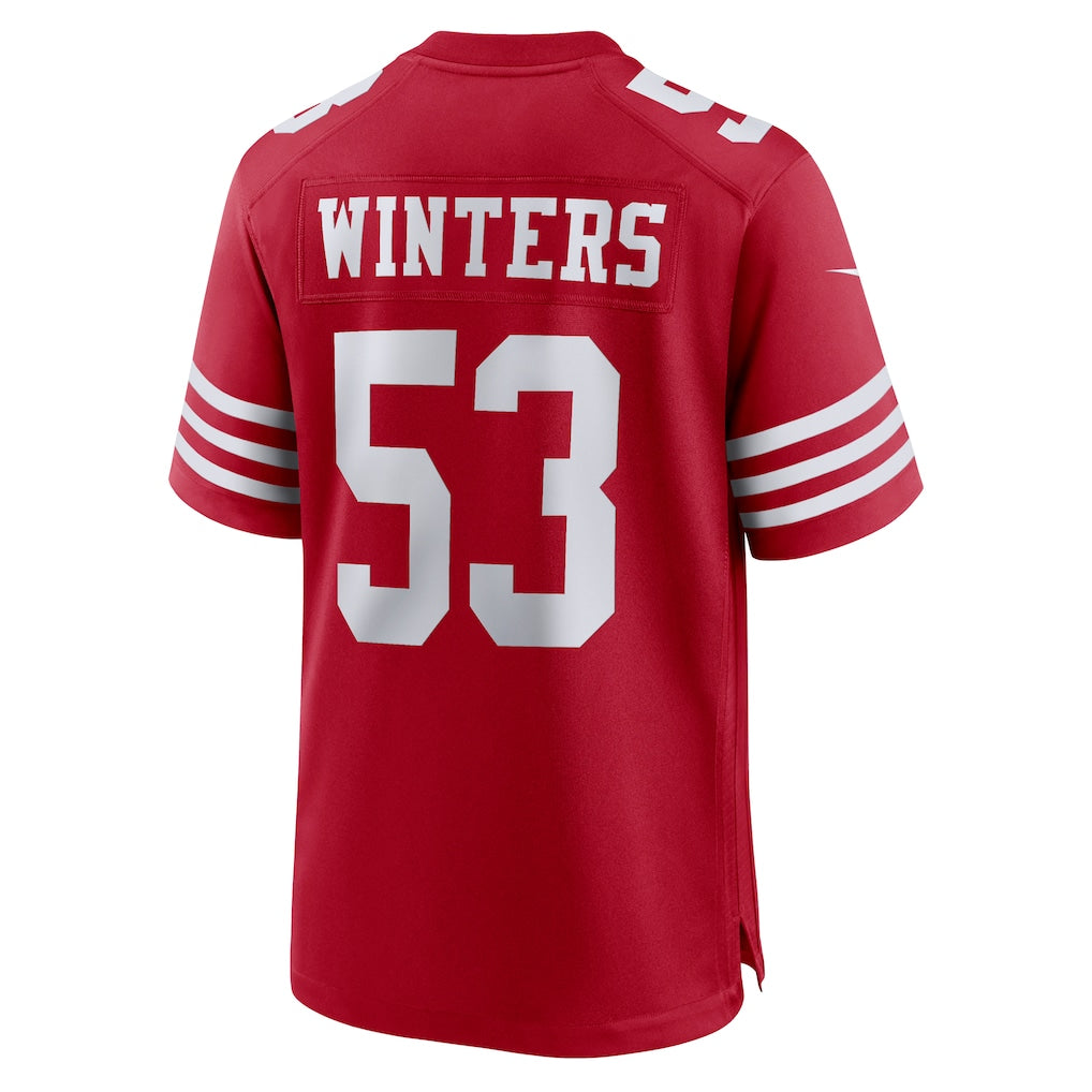 STECN SF.49ers #53 Dee Winters Scarlet Team Game Jersey