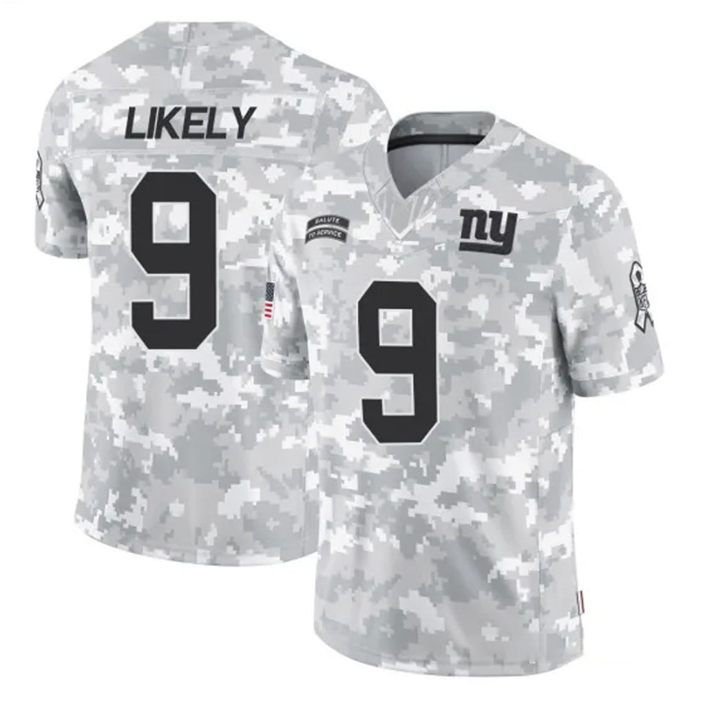 NY.Giants #9 Lsaiah Likely Player Arctic Camo Salute To Service Limited Game STECN Stitched Jerseys