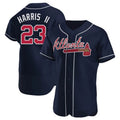 STECN A.Braves #23 Michael Harris II player Navy Authentic Alternate Stitched Jerseys