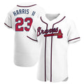 STECN A.Braves #23 Michael Harris II player White Authentic Home Stitched Jerseys