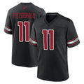 STECN A.Cardinals #11 Larry Fitzgerald Player Black Alternate Game Stitched Jerseys