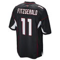 STECN A.Cardinals #11 Larry Fitzgerald Player Black Game Stitched Jerseys