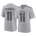 STECN A.Cardinals #11 Larry Fitzgerald Player Gray Fashion Home Game Stitched Jerseys