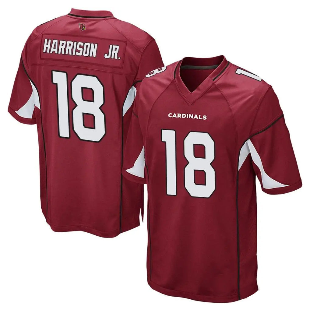 STECN A.Cardinals #18 Marvin Harrison Jr. Player Cardinal Home Game Stitched Jerseys