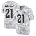 STECN A.Cardinals #21 Garrett Williams Player Camo Salute to Service Limited Stitched Stitched Jerseys