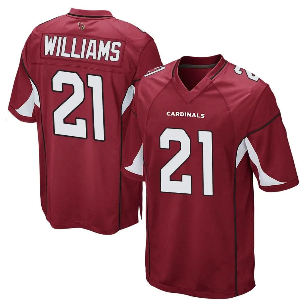 STECN A.Cardinals #21 Garrett Williams Player Cardinal Home Game Stitched Jerseys