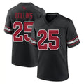 STECN A.Cardinals #25 Zaven Collins Player Black Game Home Stitched Jerseys