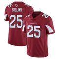 STECN A.Cardinals #25 Zaven Collins Player Cardinal Vapor Limited Home Game  Stitched Jerseys