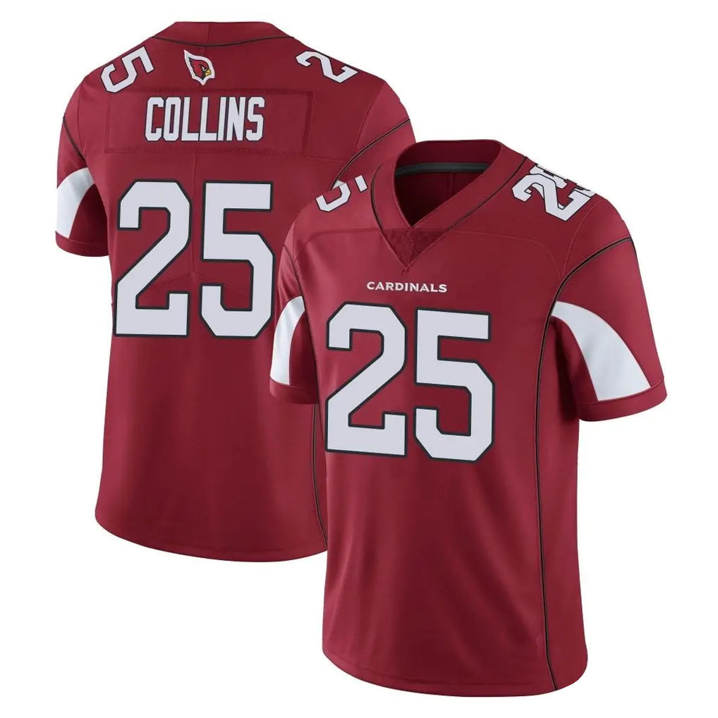 STECN A.Cardinals #25 Zaven Collins Player Cardinal Vapor Limited Home Game  Stitched Jerseys