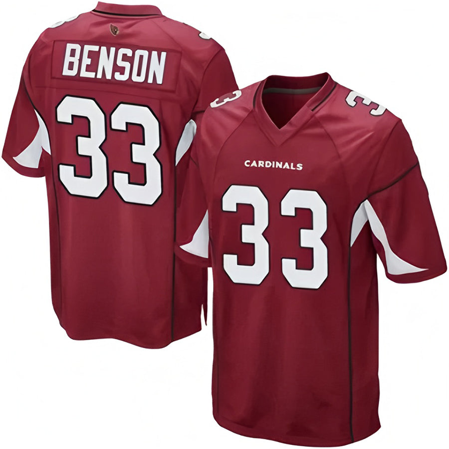 STECN A.Cardinals #33 Trey Benson Player Game Stitched Stitched Jerseys