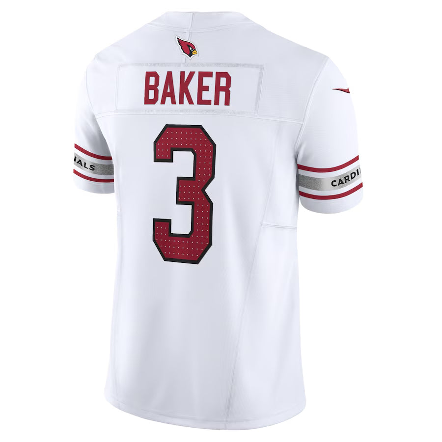 STECN A.Cardinals #3 Budda Baker Player White Vapor F.U.S.E. Limited Stitched Jerseys