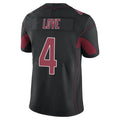 STECN A.Cardinals #4 Jeremiyah Love Player Black Limited Elite Home Game Stitched Jerseys