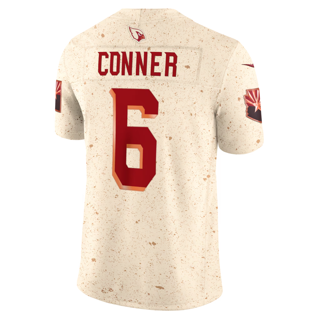 STECN A.Cardinals #6 James Conner Natural 2025 Rivalries Collection Limited Stitched Jerseys