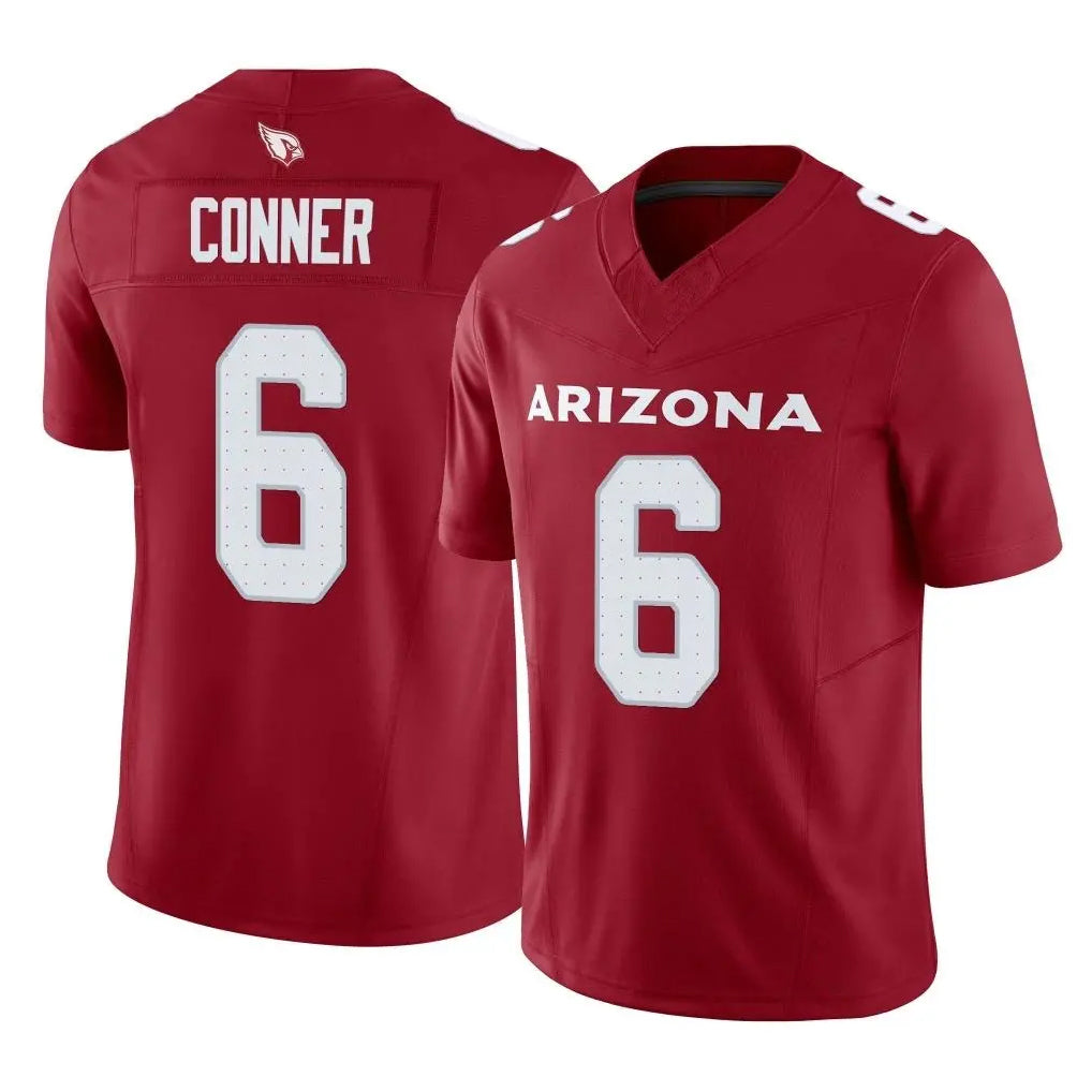 STECN A.Cardinals #6 James Conner Player Cardinal Vapor F.U.S.E. Limited Home Game Stitched Jerseys