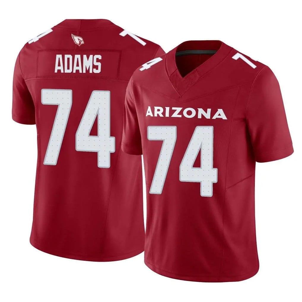 STECN A.Cardinals #74 Isaiah Adams Player Cardinal Vapor F.U.S.E. Limited Home Game Stitched Jerseys