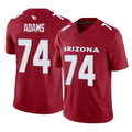 STECN A.Cardinals #74 Isaiah Adams Player Cardinal Vapor F.U.S.E. Limited Home Game Stitched Jerseys