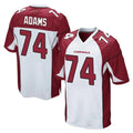 STECN A.Cardinals #74 Isaiah Adams Player White Home Game Stitched Jerseys