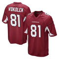 STECN A.Cardinals #81 Travis Vokolek Player Cardinal Game Stitched Jerseys