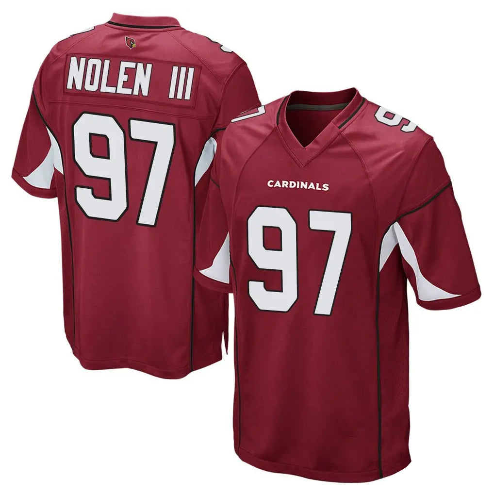 STECN A.Cardinals #97 Walter Nolen III Player Cardinal Home Game Stitched Jerseys