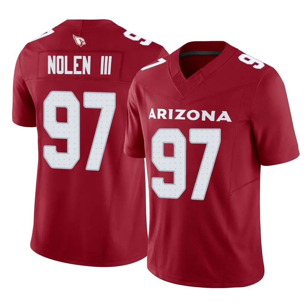 STECN A.Cardinals #97 Walter Nolen III Player Cardinal Vapor F.U.S.E. Limited Home Game Stitched Jerseys