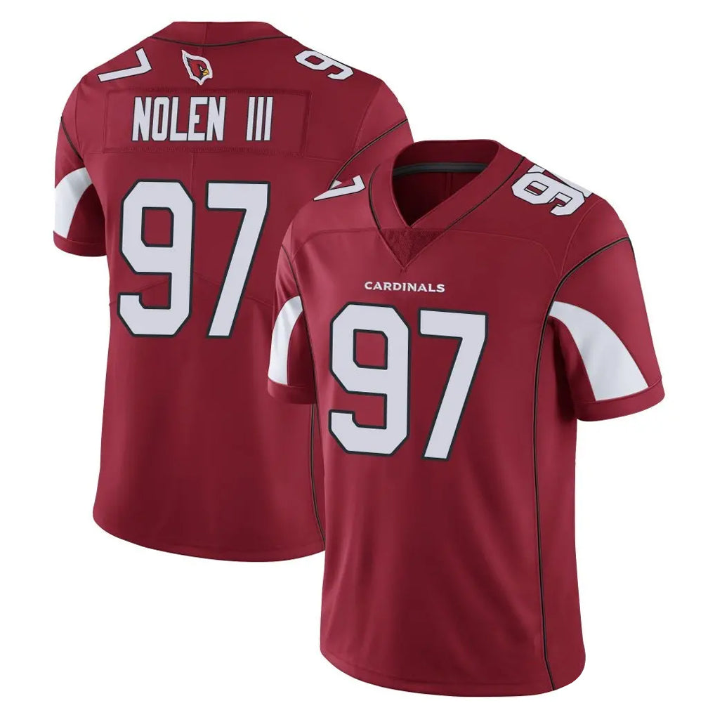 STECN A.Cardinals #97 Walter Nolen III Player Cardinal Vapor Limited Home Game  Stitched Jerseys