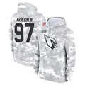 STECN A.Cardinals #97 Walter Nolen Player Arctic Camo Salute to Service Limited Hoodies Stitched Jerseys