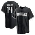 STECN A.Diamondbacks #14 Gabriel Moreno Player Black jersey White Replica Stitched Jerseys