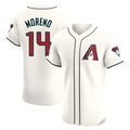 STECN A.Diamondbacks #14 Gabriel Moreno Player Cream Elite Home Patch Stitched Jerseys