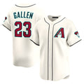 STECN A.Diamondbacks #23 Zac Gallen Player Cream Game Limited Stitched Jerseys