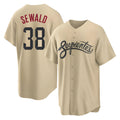 STECN A.Diamondbacks #38 Paul Sewald Player Gold City Connect Cool Stitched Jersey
